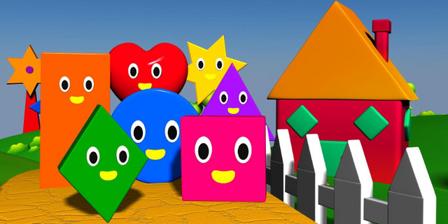 دانلود مجموعه 11 کاربرگ برای آموزش اشکال و رنگ ها به کودکان